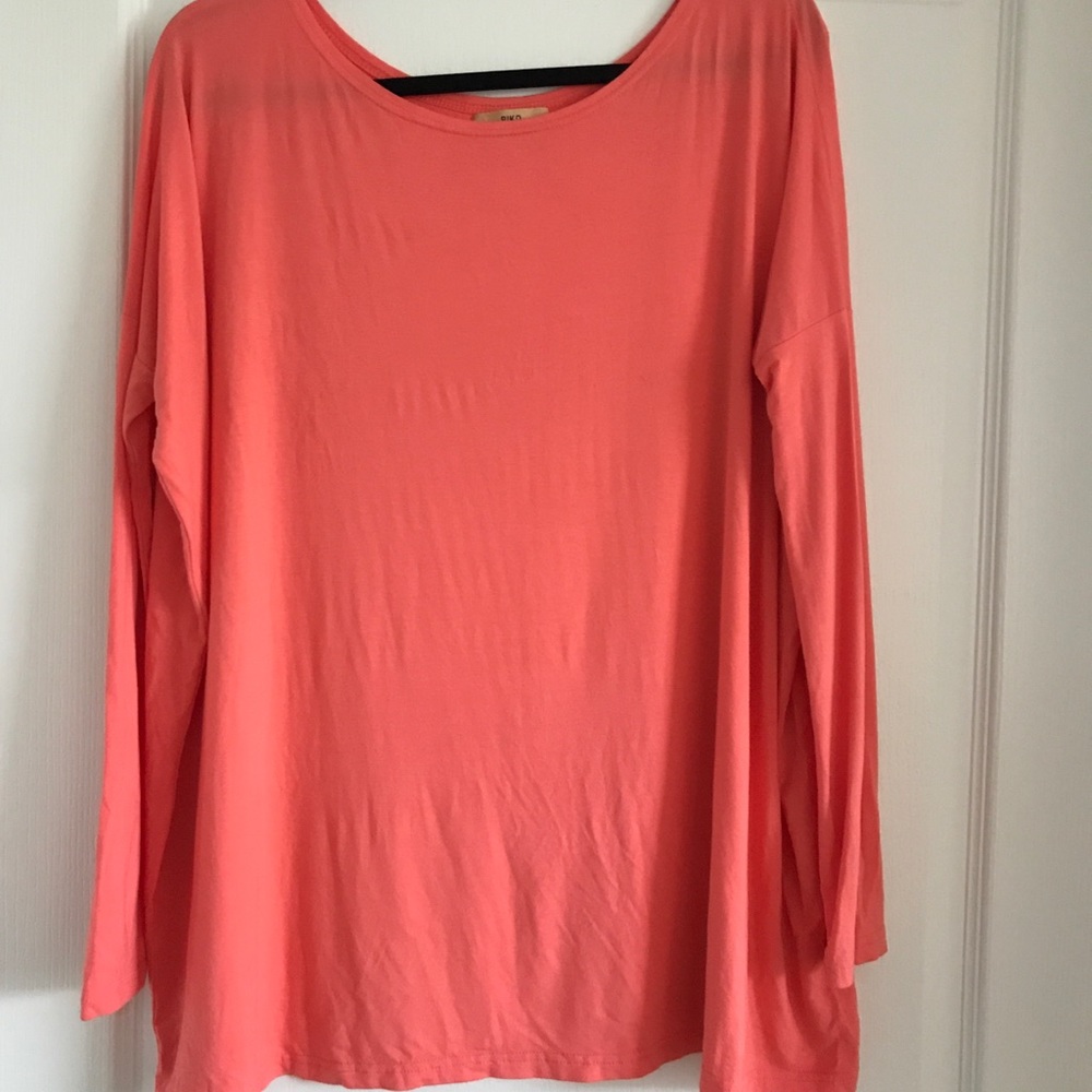 Coral long sleeve piko Large